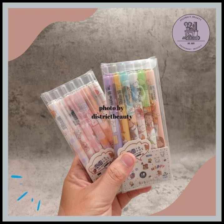 

TERMURAH PULPEN CETEK KARTUN SET ISI 6 PCS / BOLPEN MEKANIK KARAKTER LUCU PEN G !!