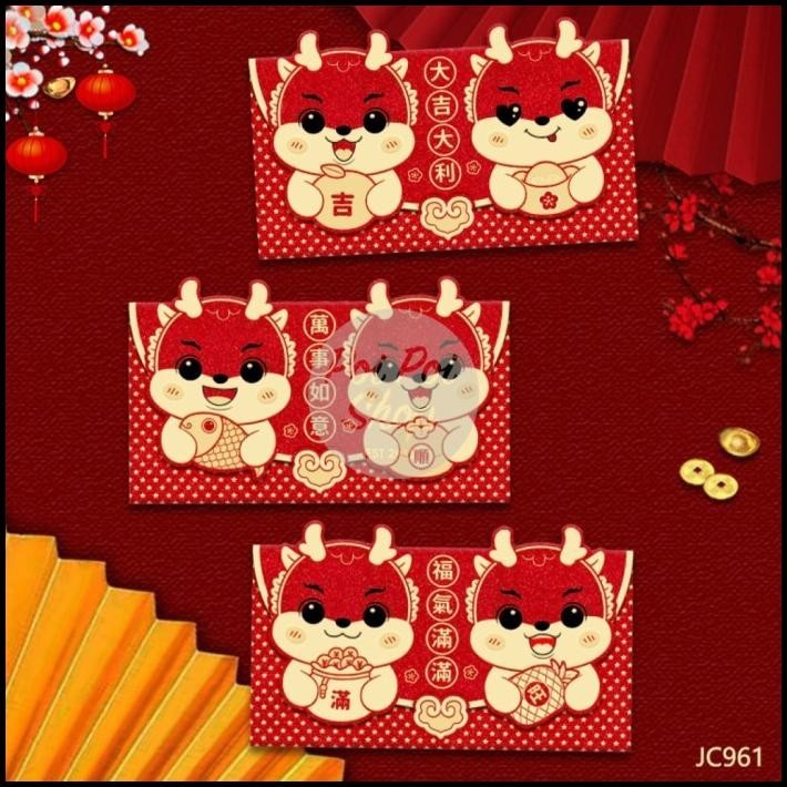 

HOT DEAL ANGPAO IMLEK NAGA 2024 3D RX PREMIUM MERAH PANJANG SHIO NAGA ANGPAU !!!