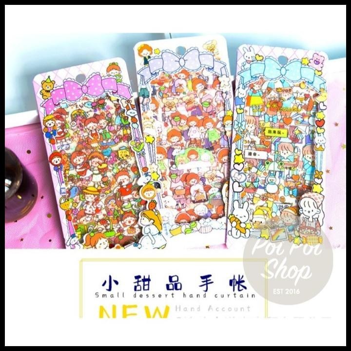 

TERBARU STIKER MOMO ISI 4 KOREA KAWAII JEPANG KERAJINAN LUCU STICKER KAWAII