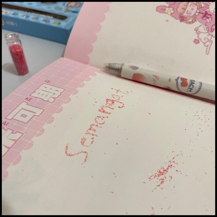 

TERMURAH PULPEN GLITER SUPER UNIK 1 SET BOX DENGAN GLITTER NYA 2 WARNA TERMURAH