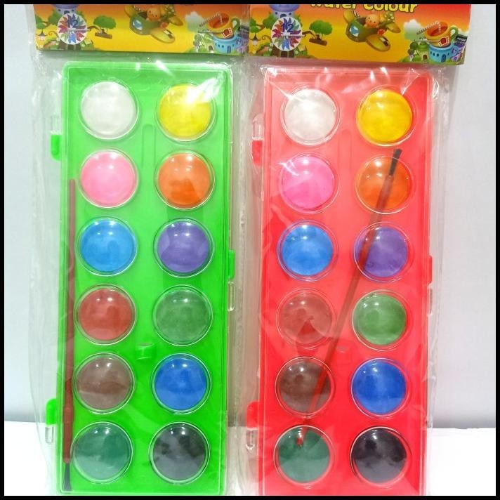 

TERBARU CAT AIR WATERCOLOR 12 COLORS SET