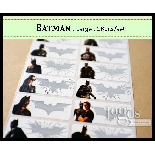 

DISKON BATMAN LARGE NAME STICKER LABEL STIKER NAMA SUPERHERO. PENGUIN JOKER