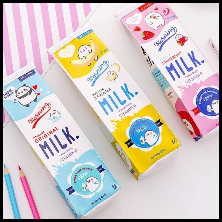 

TERBARU KOTAK PENSIL / TEMPAT PENSIL BENTUK KOTAK SUSU LUCU SK0078 !