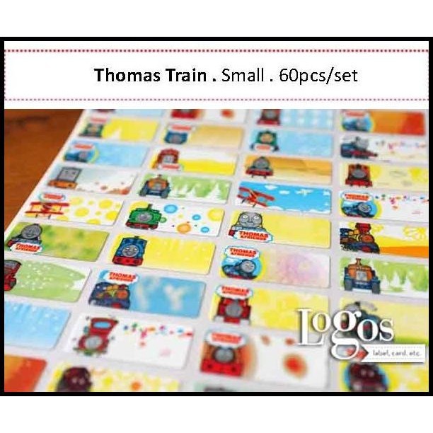 

BEST DEAL THOMAS THE TRAIN STICKER. NAME LABEL SMALL. STIKER NAMA ANAK LUCU, KARAKTER THOMAS AND FRIENDS, UNTUK BUKU, TAS, SEKOLAH, HADIAH