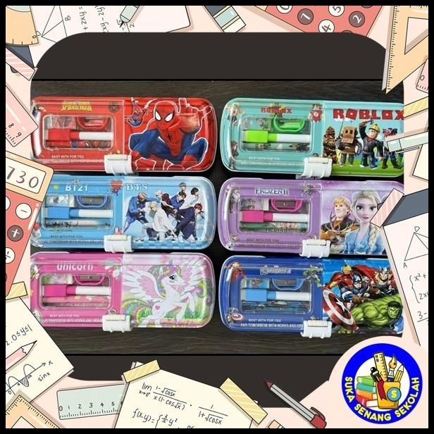 

GRATIS ONGKIR PENCIL CASE / KOTAK PENSIL KARAKTER FULL SET SK0065