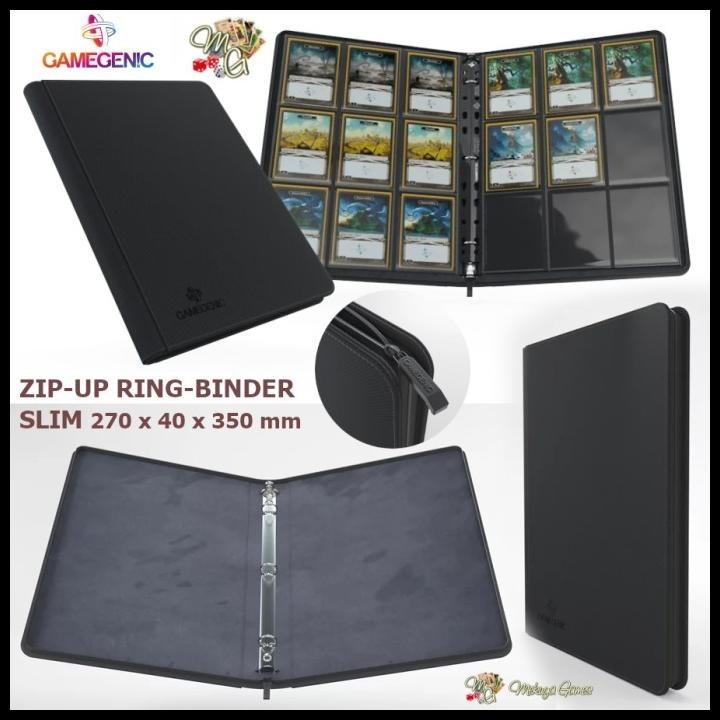 

GRATIS ONGKIR GAMEGENIC ZIP-UP RING-BINDER SLIM ORDNER 3-RING A4 ZIPPER BINDER !!