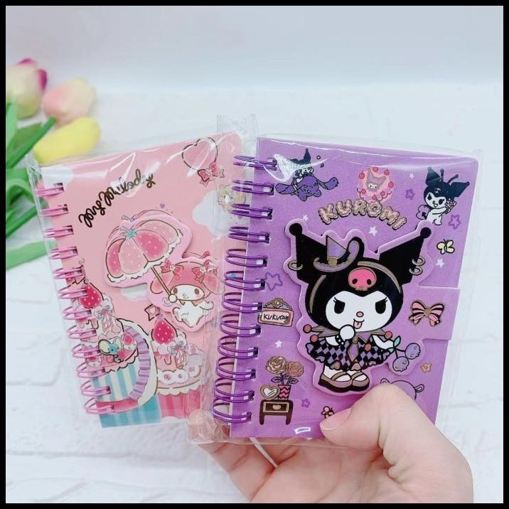 

DISKON MINI BINDER BOOK MAGNET SANRIO | MINI BINDER | DIARY MINI | BUKU | KMK !!!!!!