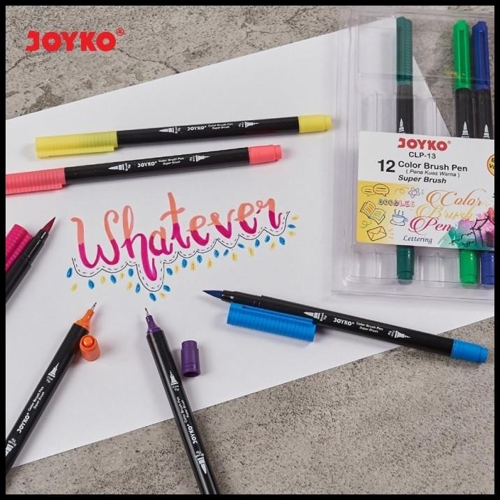 

COLOR BRUSH PEN / PENA KUAS WARNA JOYKO CLP-13A / 24 WARNA / CLP 13 A