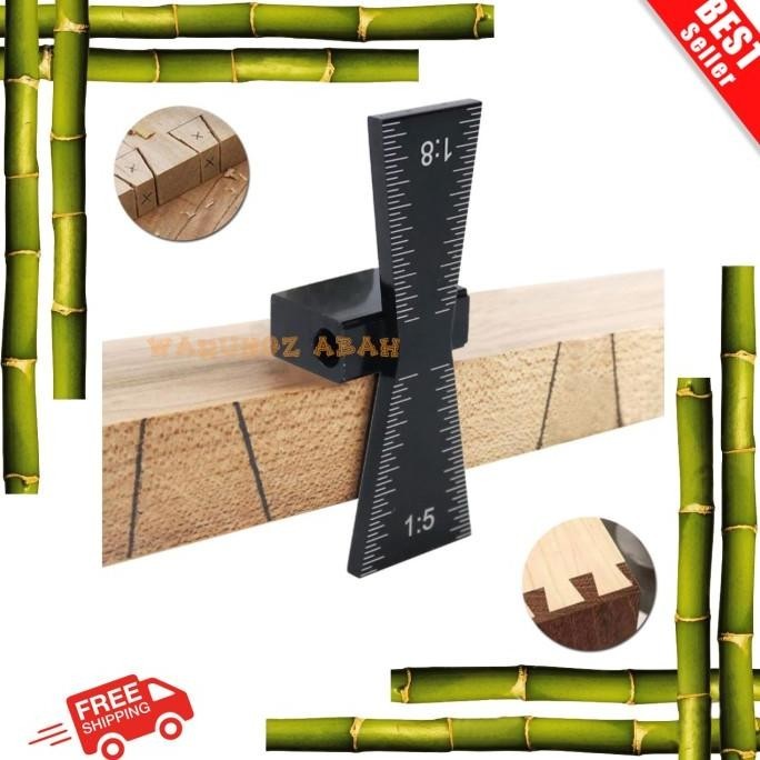 ALAT PENGGARIS PENYAMBUNG KAYU DOVETAIL WOODS JOINT MARKER JIG GAUGE