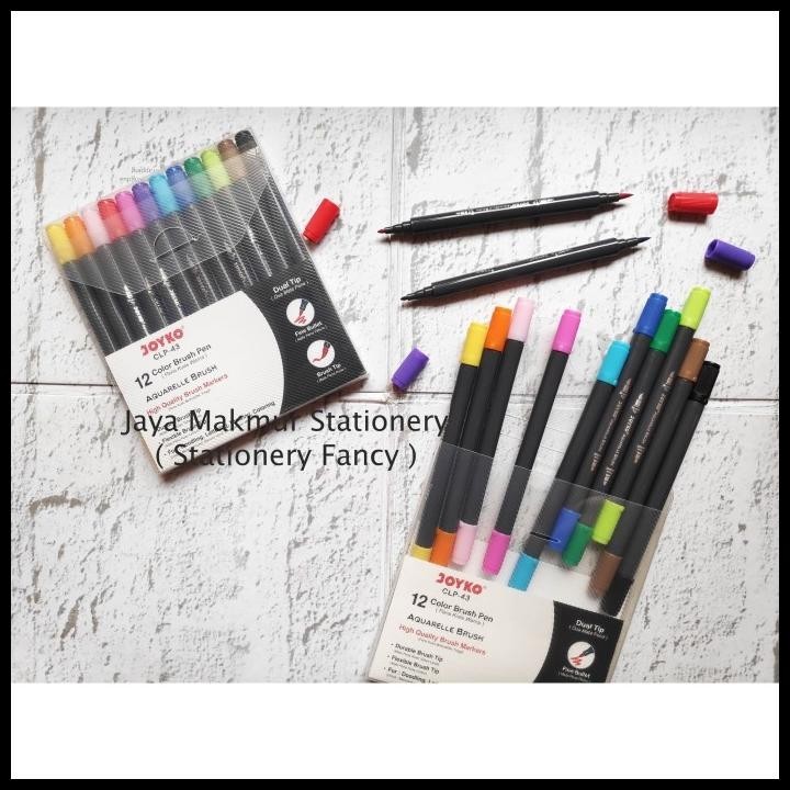 

COLOR BRUSH PEN JOYKO 12 WARNA CLP-43