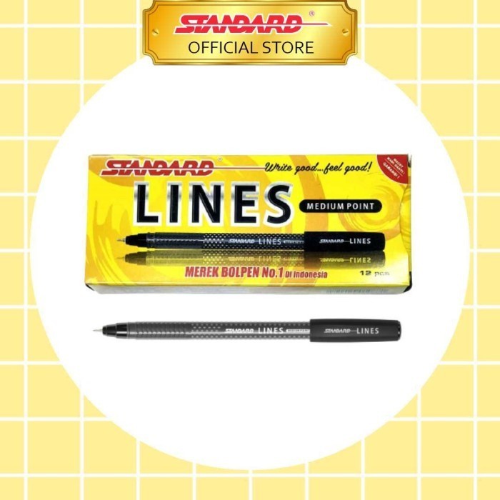 

Ready Standard Pen Lines isi 12 pcs (Pulpen, Pena, Ballpiont, Pen)