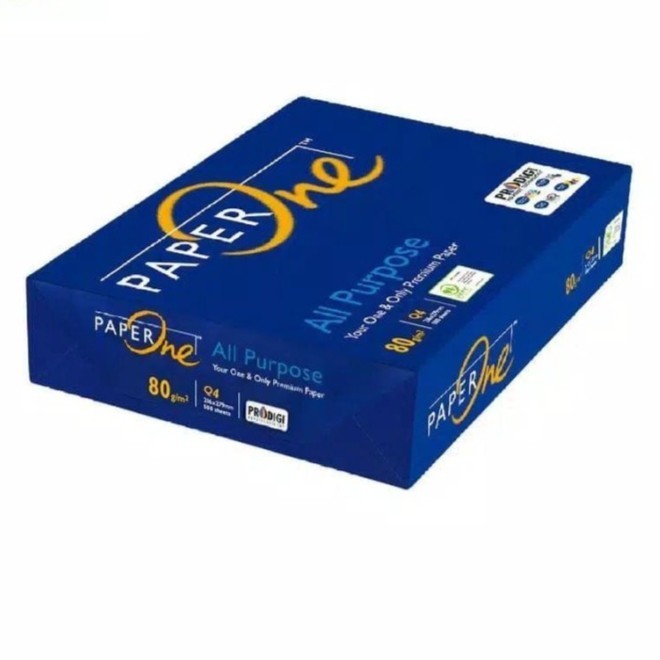 

Kertas Hvs Paper One Kuarto 80Gr / Kwarto / Qto / Q4