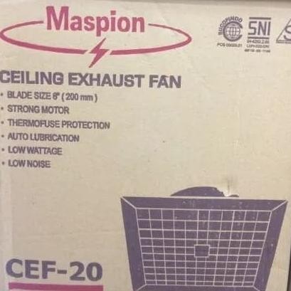 Hexos/Exhaust Plafon 8 Inch Maspion Cef20 Kualitas Premium