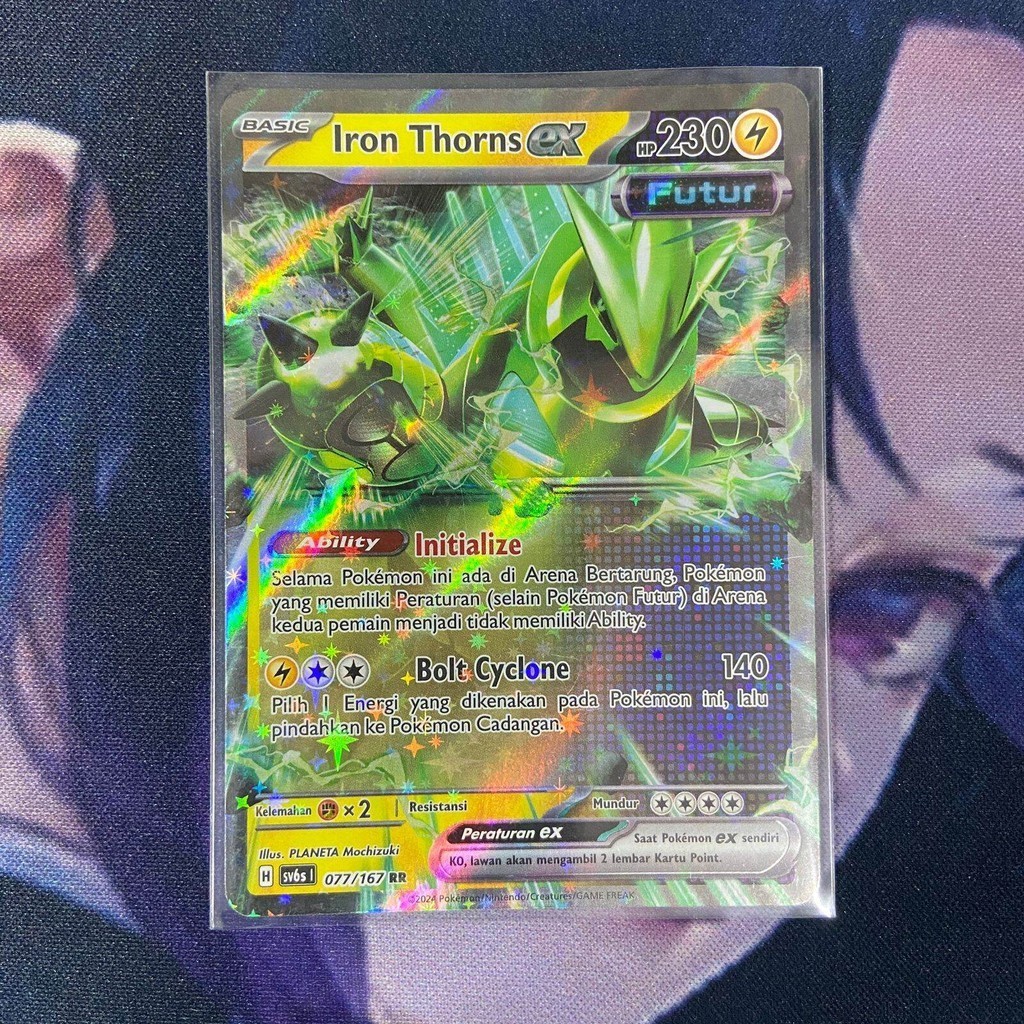 pokemon (ID) iron thorns ex - SV6s 077/167 - RR
