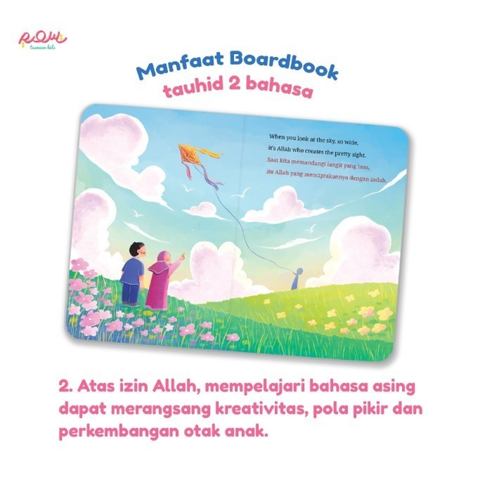 

Buku Anak It'S Allah - Aqidah Bilingual Indonesia-Inggris (Boardbook)