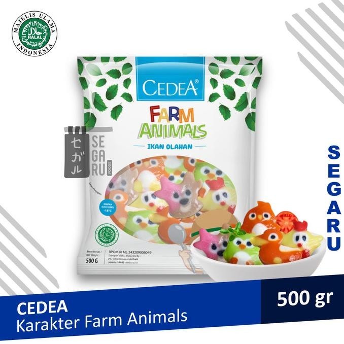 

CEDEA Ikan Olahan Karakter Oriental Cartoon / Farm Animals 500g