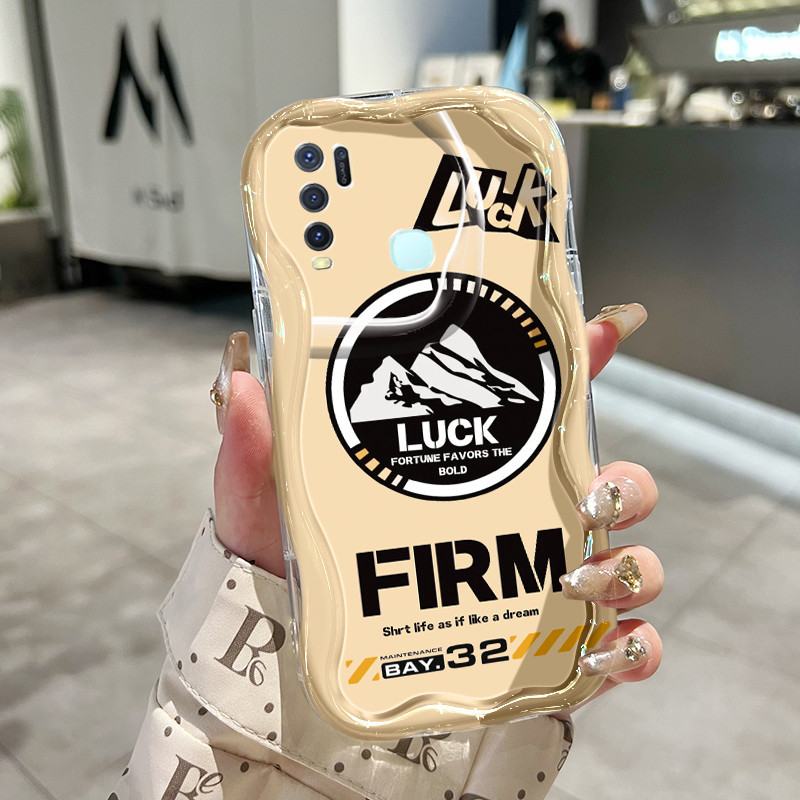 Casing Hp Untuk VIVO Y50 VIVO Y30 VIVO Y30i Case Casing HP Jepang dan Korea minimalis pola label Bah