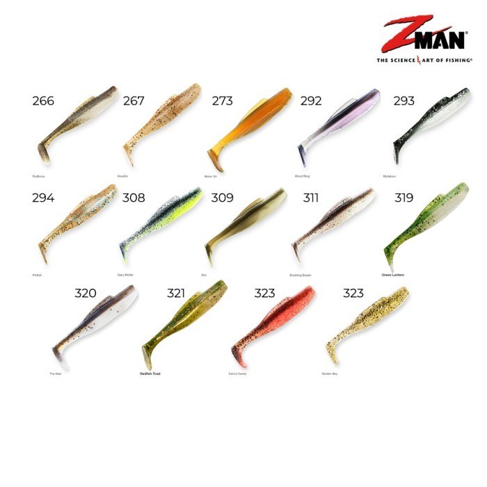 Zman Diezel Minnowz 4" Soft Lure Umpan Pancing Buatan
