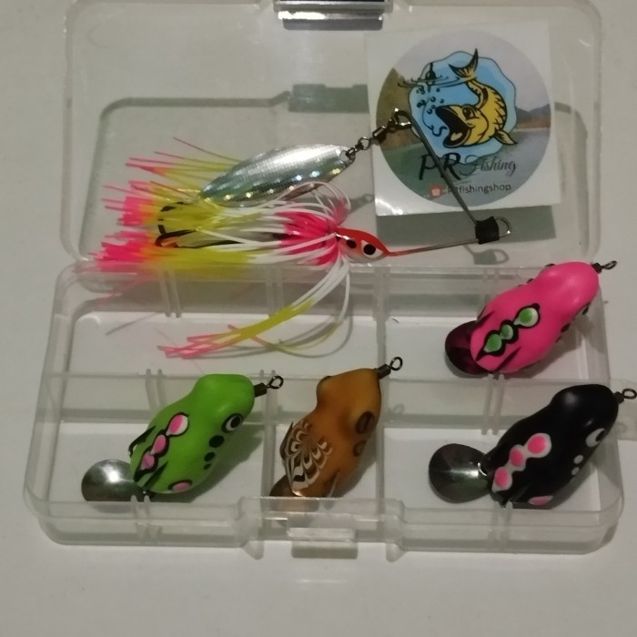 Lure Casting Gabus 1 Kotak Isi 5 Pcs Bonus Kotak Umpan
