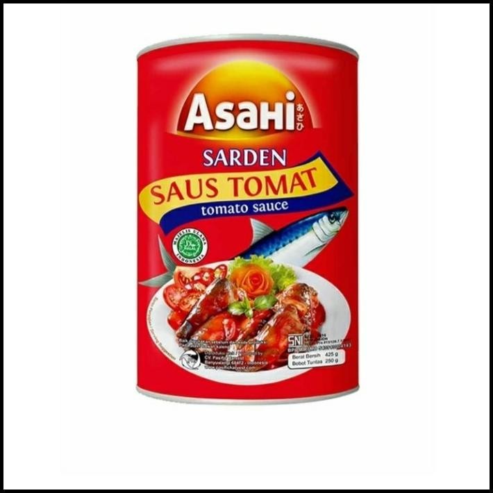 

TERMURAH ASAHI SARDINES TOMAT CAN 425 G !!!!!!!