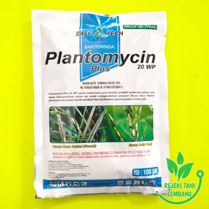 Bakterisida Plantomycin 20 Wp 100 Gr Pengendali Penyakit Tanaman
