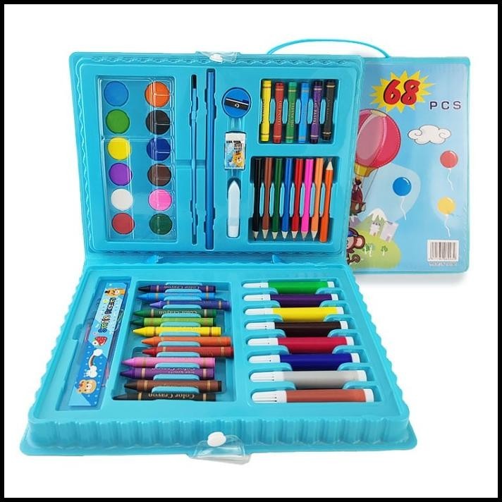 

GRATIS ONGKIR GGT DRAWING SET 68PCS OIL PASTEL CRAYON 68 IN 1 SET KRAYON MEWARNAI !!