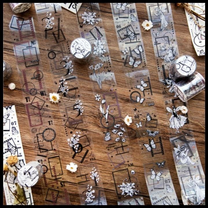 

HOT DEAL MASKING TAPE WASHI SCRAPBOOK STICKER DIY STICKER JOURNAL AESTHETIC FRAME BNW !!!!!