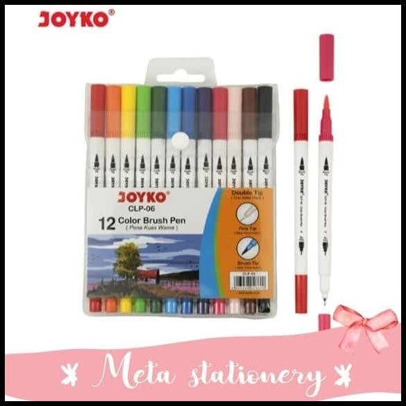 

TERMURAH COLOR BRUSH PEN / PENA KUAS WARNA JOYKO CLP-06 / 12 WARNA !!!!!