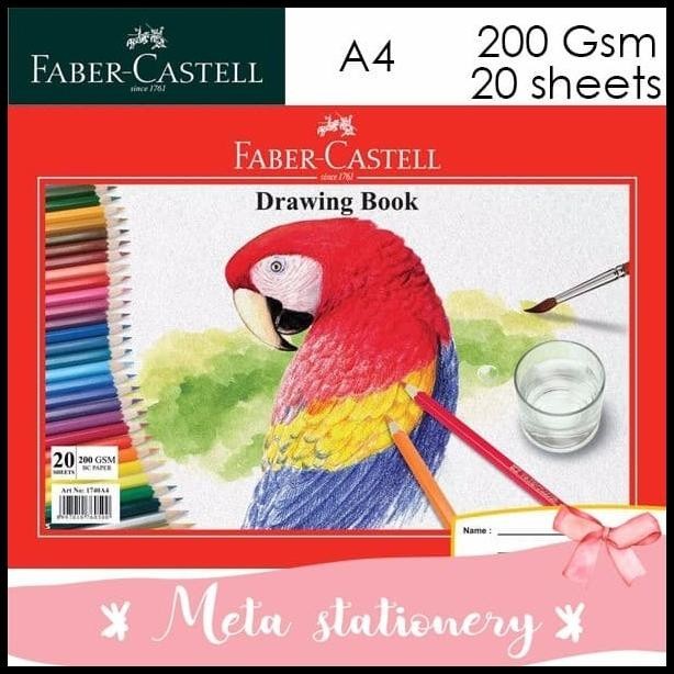 

HOT DEAL DRAWING BOOK FABER CASTELL A4