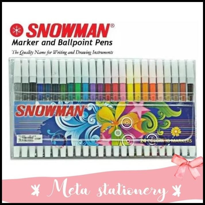 

DISKON SPIDOL SNOWMAN 24 WARNA !!!!!!