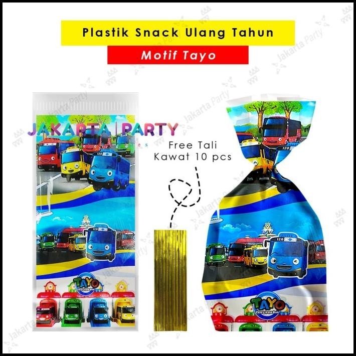 

HOT DEAL PLASTIK SNACK TAYO / PLASTIK BINGKISAN TAYO / PLASTIK ULTAH TAYO !