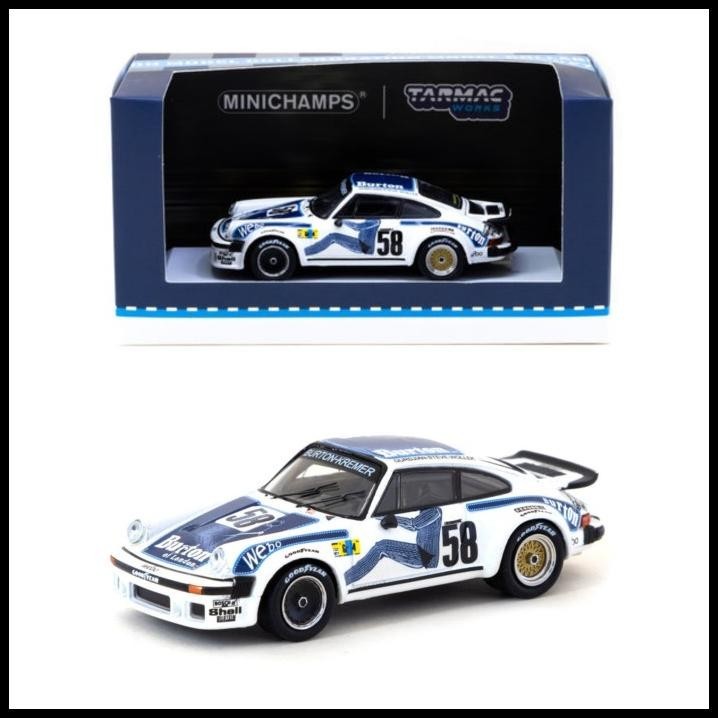 TERBARU TARMAC WORKS X MINICHAMPS PORSCHE 934 BURTON 