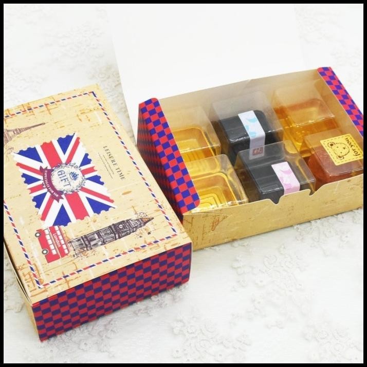 

TERMURAH BOX KARTON MOTIF LONDON KOTAK PACKAGING ROTI BUNGKUS KEMASAN