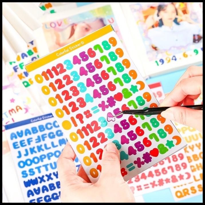 

DISKON 6 LEMBAR / PACK ALPHABET DECO DECORATION STICKER STIKER DECO HURUF