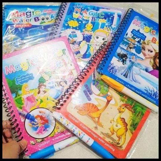 

TERMURAH MAINAN EDUKASI BUKU MEWARNAI ANAK MAGIC WATER DRAWING BOOK !!