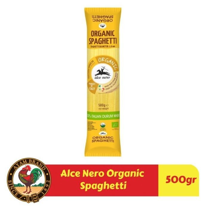 

BIG SALE ALCE NERO PASTA ORGANIC SPAGHETTI 500GR !!!!!