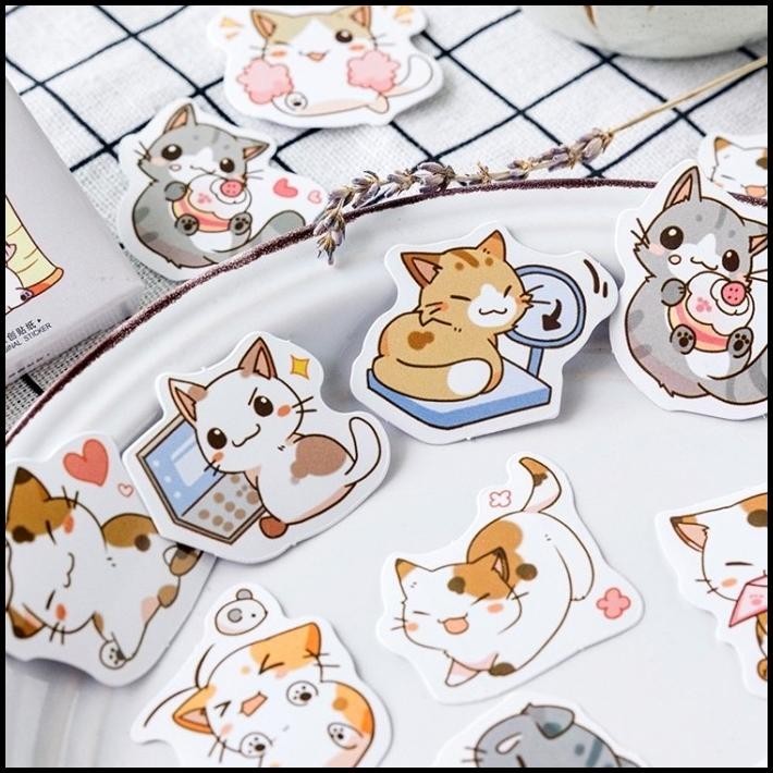 

GRATIS ONGKIR 45 PCS STICKER KUCING PET CUTE ANIMALS KAWAII STIKER DEKORASI JURNAL !!!!!