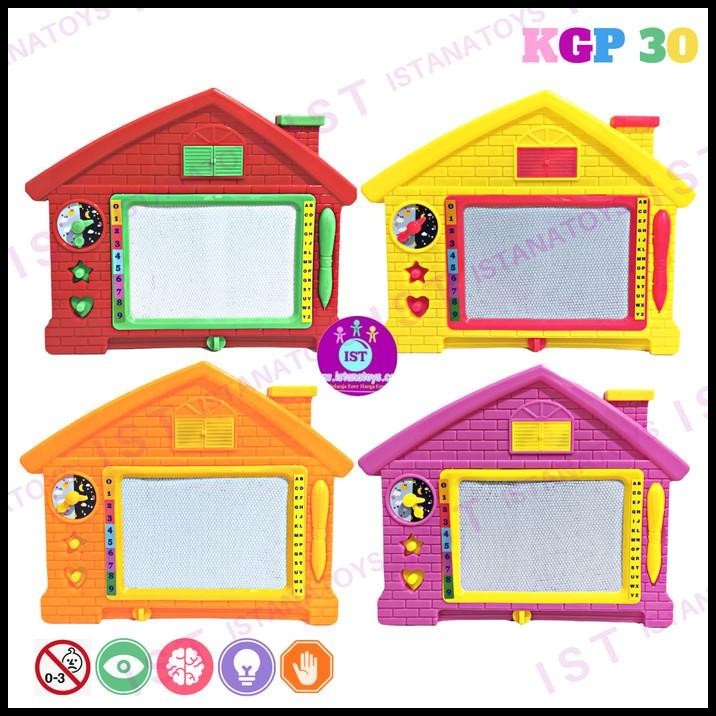 

TERMURAH MAINAN PAPAN TULIS MAGNET HAPUS BENTUK RUMAH KGP 30