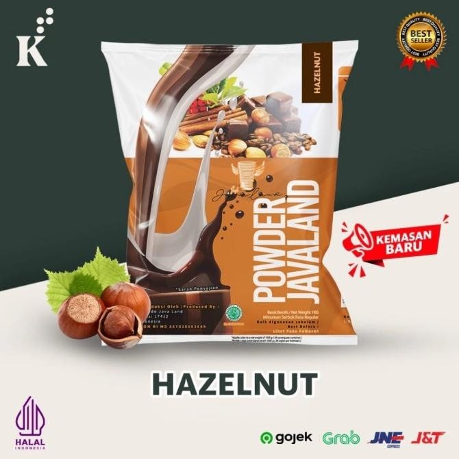 

READY STOCK BUBUK MINUMAN HAZELNUT BUBBLE DRINK POWDER DRINK 1KG JAVALAND !!!!!