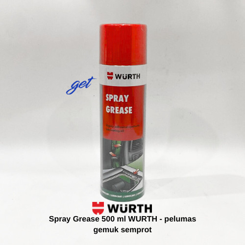SPRAY GREASE 500 ML WURTH - PELUMAS GEMUK SEMPROT