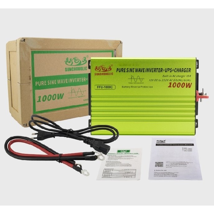 Inverter Charger PSW Sinus Murni SCL FFU-1000C UPS 1000W AC Charger