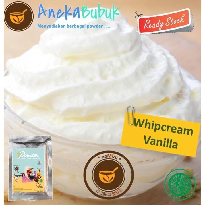 

TERBARU BUBUK WHIPPED CREAM VANILA 1 KG - WHIP WIPPY WHIPE CREAM POWDER !!!!!