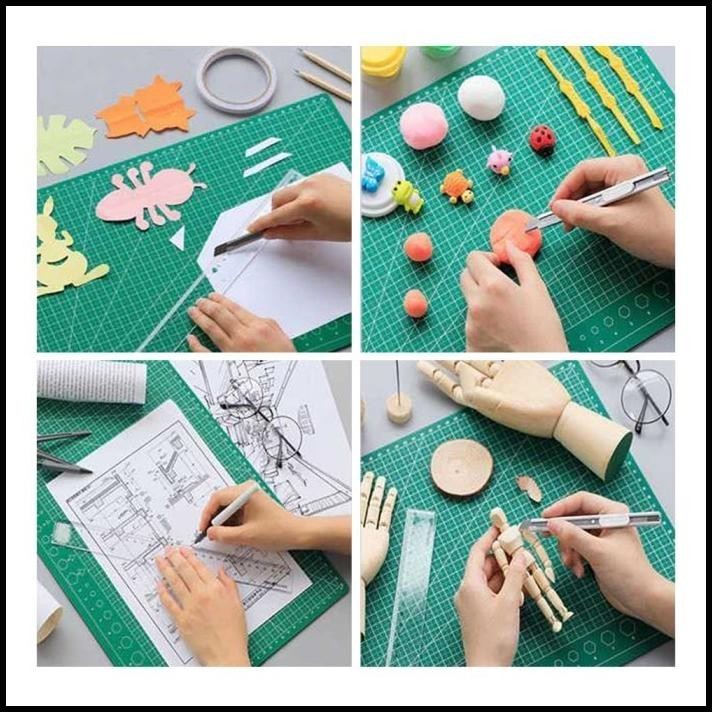 

TERBARU WORK CUTTING MAT PAD A3 45 X 30CM WARNA HIJAU !!