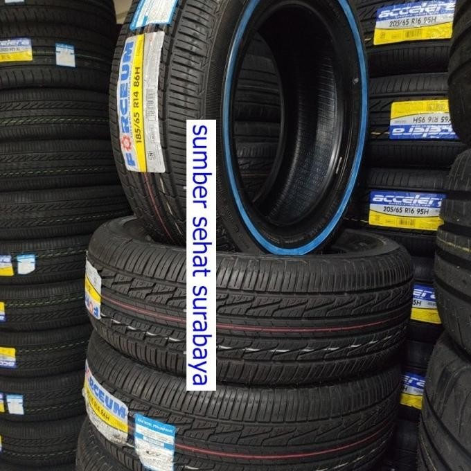ban FORCEUM 185/65R14 185/65/14 R14 r 14 trideka white wall (WLW)