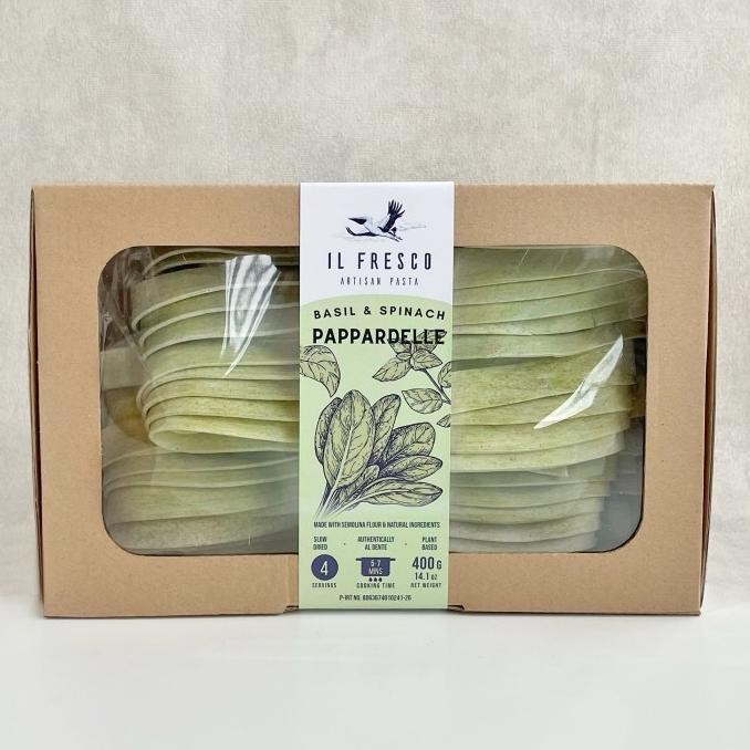 

NEW PRODUK HOMEMADE SPINACH PAPPARDELLE / ARTISAN HANDMADE PASTA - IL FRESCO !!!!!