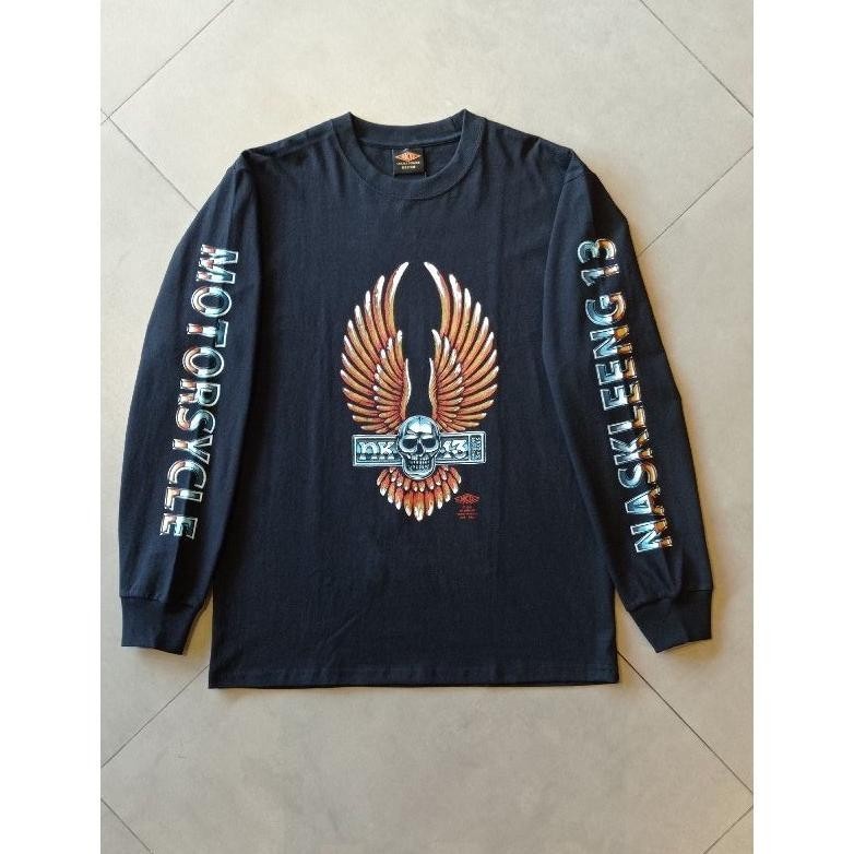 Kaos Baju Nk Skull Angel 02 Lengan Panjang Naskleng 13 Nk13 Original Anak Dewasa Terbaru