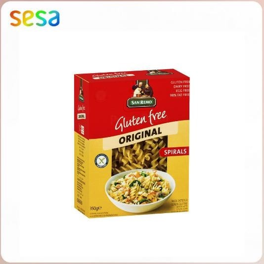 

TERBARU SAN REMO PASTA SPIRALS 350GR - GLUTEN FREE !!!!!