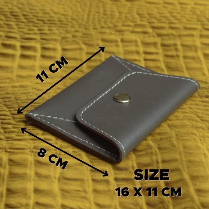 

Dompet Tempat Kartu Nama Kulit Asli Card Wallet Genuine Leather Ori Premium Murah Baru