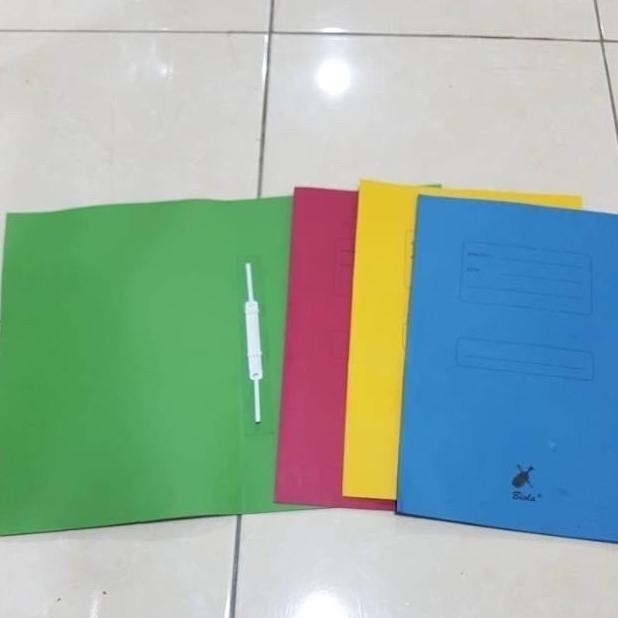 

Map Kertas / Map Karton 5001 + Acco (Penjepit) Merk Biola Isi 50 Lbr Kualitas Premium