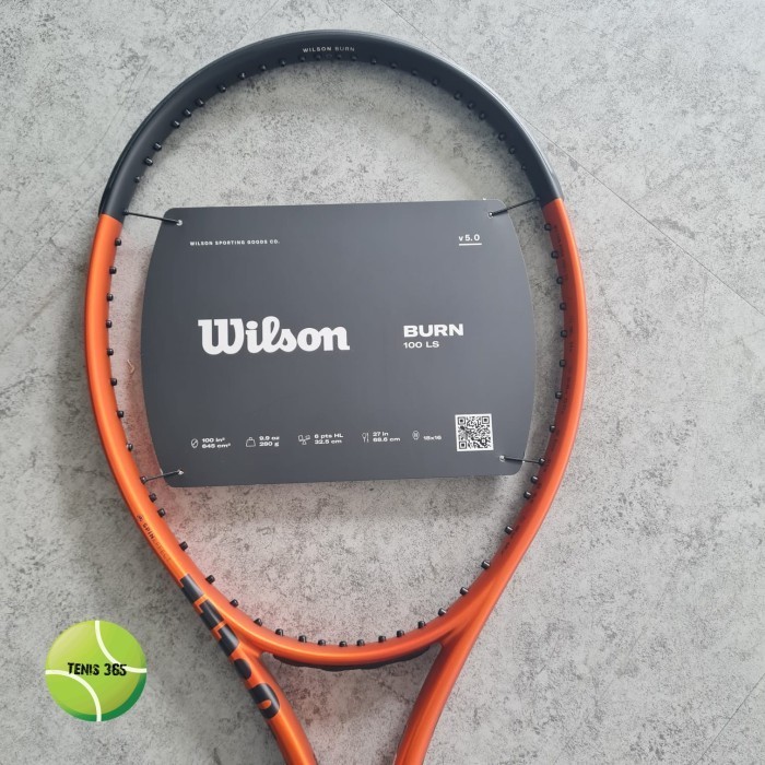 Raket Tenis Wilson Burn 100 Ls V5 (280 Gr / 100" ) Burn Tennis Racket